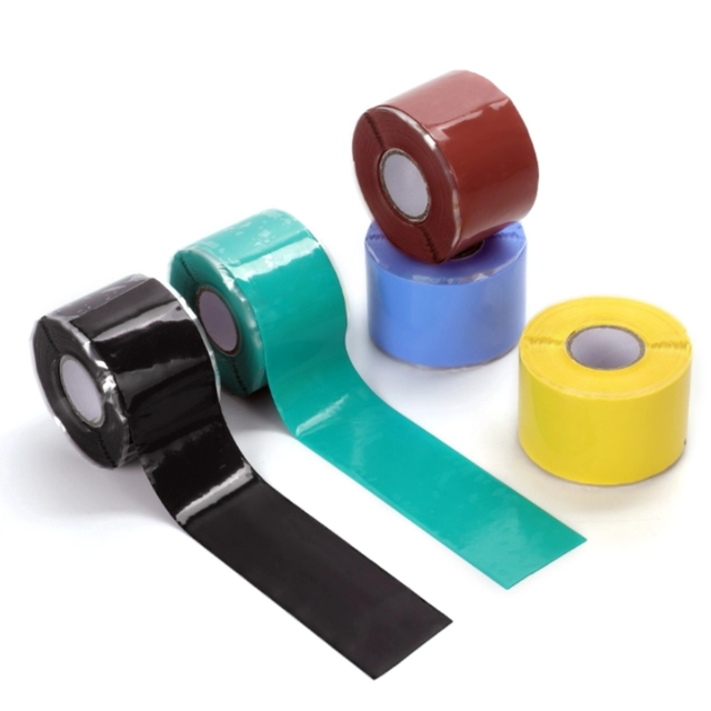 Self Fusing Silicone Rubber Tape High Temperature Resistant Wire Wrap Fast Sealing Insulation Plumbing Repair Tape JINGXUAN