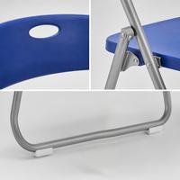Chaise pliante légère et portable, empilable, en plastique, pour stand, conférence, réunion, événements