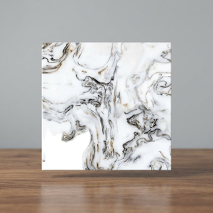 Azulejo de Porcelana Vistaar Nixon Blanco Diseño Interior, 9mm de Espesor, Pulido, Esmaltado, 600x600mm, Mármol, Brillante, para Piso, 24x24 - Product Image 1