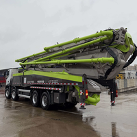 Pompe à béton à flèche Zoomlion 63m, Diesel Euro 5, 2020, avec pièces d'origine entièrement révisées, pour exportation mondiale