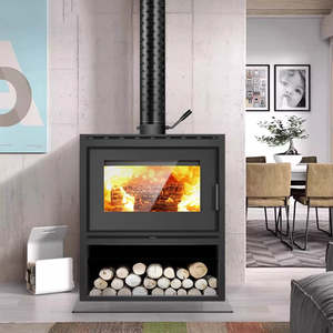 Estufa de leña multicombustible moderna, producto de invierno, <span class=keywords><strong>chimenea</strong></span> colgante de hierro fundido para leña - Product Image 5