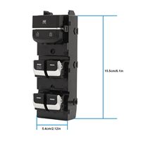 Interruptor Maestro de Elevalunas Eléctrico para Kia Optima 2016-2018, Lado Delantero Izquierdo del Conductor, Reemplaza 1S16481 93571D4000