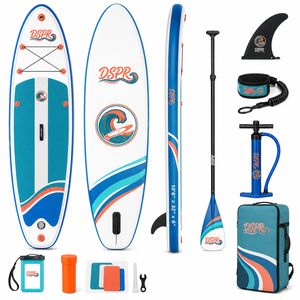 Planche de SUP de 9 <span class=keywords><strong>pouces</strong></span> d'épaisseur, haute stabilité, anti-retournement, sûre pour les débutants, planche de sports nautiques pour adultes - Product Image 5