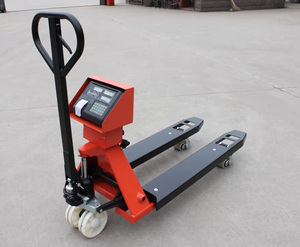 Hener 3000kg Digitale Gabelstaplerwaage Palettenhubwagen mit Waage - Product Image 4