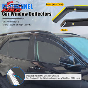 Déflecteurs de vitres latérales en PC injecté pour Chevrolet Equinox 18-24, protection des portières de voiture - Product Image 2