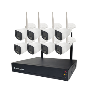 Viewbest Kit de caméra réseau sans fil Wifi <span class=keywords><strong>6</strong></span> NVR 8CH 5MP Système de sécurité domestique intérieur avec vision nocturne couleur Audio bidirectionnel - Product Image 1