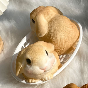 Animales de Peluche Originales Directo de Fábrica, Conejos Decorativos con Función Antiestrés, Lindas Muñecas de Vinilo para Regalo Hechas de TPR - Product Image 2