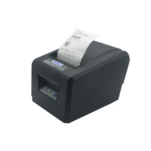 Printer Termal Menerima 80Mm Usb 300Mm/Detik, Cetakan Gigi Android Biru dengan Pemotong Otomatis untuk Pencetakan Tanda Terima