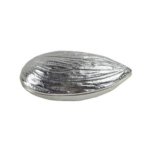 Bol à servir en argent pour amandes, collations, fruits secs et bonbons, décoration de table, service de nourriture à domicile, design - Product Image 3