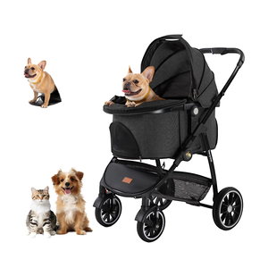 KS-6900 One-Hand Folding Deluxe Pet <b>Stroller</b> - Product Image 1