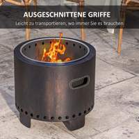 2025 nouveau Design extérieur Camping cuisine pliant BBQ Grill foyer Portable en acier inoxydable sans fumée charbon de bois gril pour
