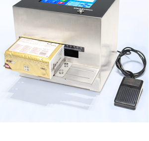 PJT <strong>Desktop</strong> Static <strong>Coder</strong> <strong>Date</strong>/QR Printer for Food Bags Lids &amp; Carton Packaging Inkjet Print Machine - Product Image 2