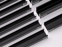 Perfil de Aluminio en U, Tira de Protección Decorativa para Bordes de Azulejos de Vidrio, para Pisos de Apartamentos Modernos, Hoteles y Hogares