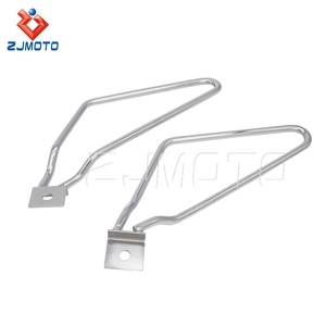 Support de sac de <span class=keywords><strong>selle</strong></span> en acier pour moto, pour <span class=keywords><strong>Harley</strong></span> <span class=keywords><strong>Sportster</strong></span> Iron 883, Dyna Fat Bob FXDF, monture latérale - Product Image 6