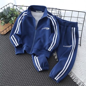 Pantaloni Casual per il tempo libero Patchwork per <span class=keywords><strong>ragazzi</strong></span> Set <span class=keywords><strong>di</strong></span> due pezzi nuovi completi sportivi per bambini completi <span class=keywords><strong>di</strong></span> abbigliamento alla moda per <span class=keywords><strong>ragazzi</strong></span> e ragazze - Product Image 2