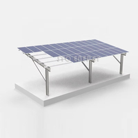 Système de support de montage de carport solaire photovoltaïque au prix d'usine, acier, acier inoxydable, alliage d'aluminium, tension de sortie 220V, modules photovoltaïques encadrés