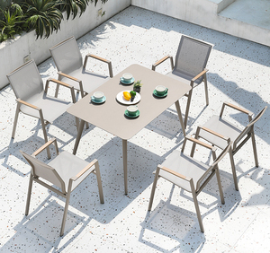 comedor T-y <span class=keywords><strong>la</strong></span> <span class=keywords><strong>mitad</strong></span> de los círculos Diseño Artesanal resistente a <span class=keywords><strong>la</strong></span> corrosión de silla de aluminio - Product Image 1