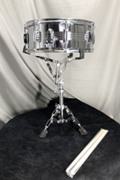Sinomusik Professional Percussion Snare Drum Metal Cavity Marching Drum