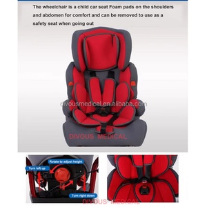 Fauteuil roulant manuel inclinable avec dossier haut et appui-tête réglable pour enfants atteints de paralysie cérébrale - Product Image 6