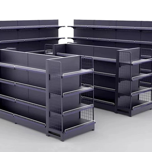 Sistema de Estanterías Para Tiendas Minoristas de Carbono Q235, Estantes de Supermercado, Estanterías Para Tiendas, Equipo de Supermercado, Góndolas Para Tiendas - Product Image 3