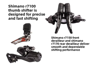 Vélo de route en fibre de carbone Hulda Shimanuo 24 vitesses, transmission électronique, freins à disque hydrauliques, 700c, passage des câbles interne, Kts10370hldmirage - Product Image 6