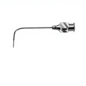 Cánula Oftálmica Lacrimal Keisler de Acero Inoxidable con Punta Biselada de 6 mm para Procedimientos Nasolacrimal, Irrigación del Conducto Lacrimal y Cirugía General - Product Image 1