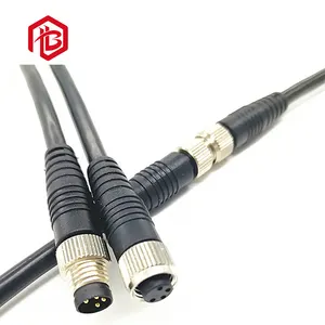 Factory Supplying Customized 4 Pin Waterproof Metal M8 Cable Connector