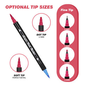 <span class=keywords><strong>Pennarelli</strong></span> <span class=keywords><strong>Acrilici</strong></span> a Doppia Punta e Doppio Colore in 48 Tonalità all'Ingrosso, Marcatori di Vernice Acrilica <span class=keywords><strong>per</strong></span> Pietra, Legno, Vetro, Tessuto e Articoli <span class=keywords><strong>per</strong></span> l'Arte - Product Image 3