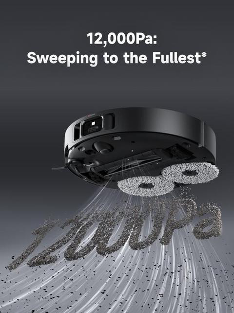 Dreame X40 Ultra Robot Vacuum Mop,12000Pa SuctionHot Water Wash,Auto Drying,LDS Navigation,Self-Clean Station Smart Home Cleaner