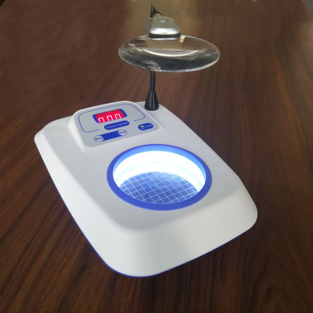 Lab Microbiology Digital Display Semi-automatic Colony Counter, Lab Equipment JLY 2