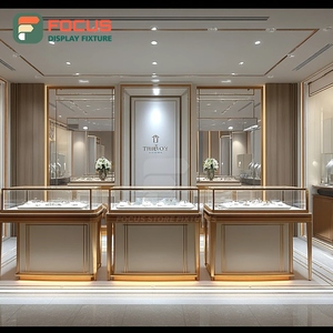 Système de présentation de bijoux de luxe en métal pour comptoir de magasin de marque - Product Image 5