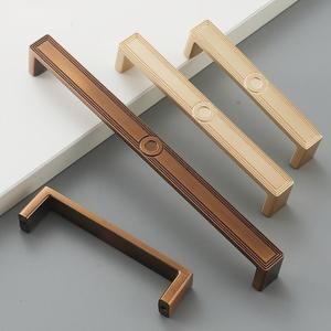 新款中式橱柜门拉手 高档轻奢金色衣柜门拉手 仿古鞋柜拉手 - Product Image 4