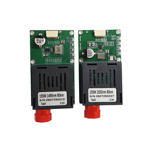 Transmetteur-récepteur vidéo à fibre optique TTL 80KM 1490nm 1550nm 0-5 dB Mini Convertisseur de média vidéo à fibre optique - Product Image 1