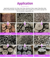 Presse à briquettes hydraulique compacte pour ferraille et déchets de cuivre