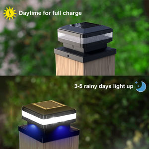 <span class=keywords><strong>Lampe</strong></span> <span class=keywords><strong>solaire</strong></span> pour poteau <span class=keywords><strong>de</strong></span> portail <span class=keywords><strong>de</strong></span> jardin, IP65, étanche, LED extérieure, <span class=keywords><strong>lampe</strong></span> à pilier pour éclairage <span class=keywords><strong>de</strong></span> clôture, colonne - Product Image 4