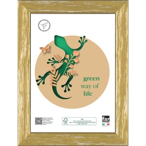 Cornice O/A NEWMAN in legno e oro CRYLEX 35X50CM - Product Image 1