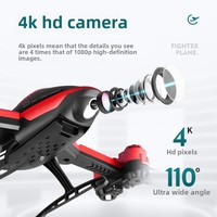 Caméra de drone à quatre axes Rechargeable V10 avion en plastique extérieur Durable débutant hélicoptère télécommandé en vol stationnaire électrique