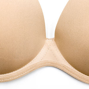 원활한 조정 가능한 스트랩 스폰지 브래지어 다시 폐쇄 섹시한 보이지 않는 브래지어 언더와이어 유방 리프트 재사용 가능한 푸시 업 브래지어 - Product Image 4