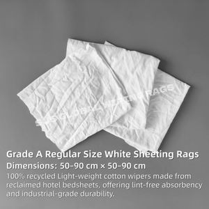 Trapos de Limpieza Ecológicos en Bolsa de 10 kg, Trapos de Algodón Blancos para Limpieza de Máquinas, Trapos de Algodón para Limpiar - Product Image 2