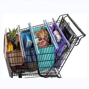 Grands sacs de courses réutilisables, lavables, écologiques, personnalisés, bon marché, pour supermarché - Product Image 2