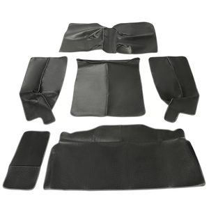 Ensemble de 6 tapis gris pour <span class=keywords><strong>Jeep</strong></span> Wrangler <span class=keywords><strong>YJ</strong></span> LH & RH avant et arrière 86-95 - Product Image 2