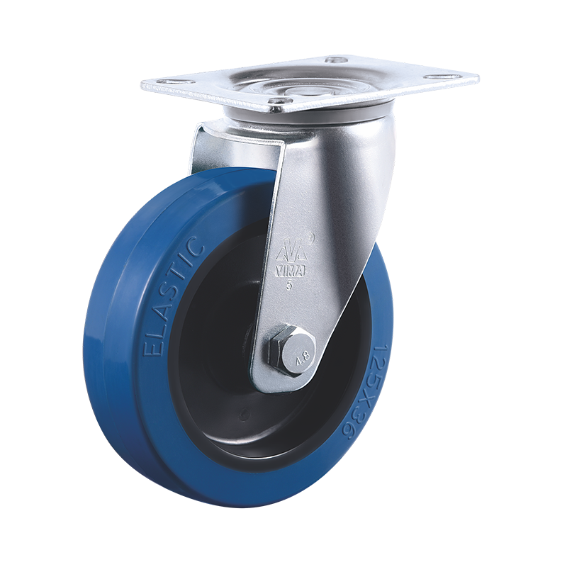 4 5 6 8 Inch PU Swivel Caster Wheels Heavy Duty Rubber PU PP TPR Castors for Industry Workbench Trolley Industrial Equipment