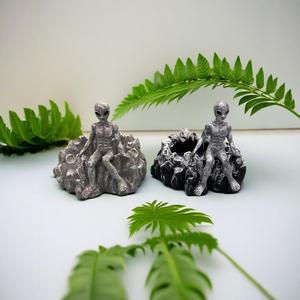 Halloween Alien Iceberg Cenicero Cemento Artesanía Decoración Hogar Festival - Product Image 1