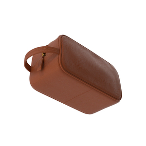 <strong>Personalised</strong> Leather <strong>Wash</strong> <strong>Bag</strong> Pebbled Leather Customized Initials Makeup <strong>Bag</strong> Travel Gift <strong>Men</strong> Toiletry <strong>Bag</strong> with Strap - Product Image 6
