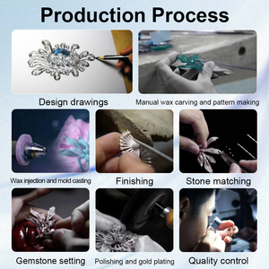 Cristalli <span class=keywords><strong>Swarovski</strong></span> 1088 Originali Aggiungono Splendida Lucentezza di Lusso a Collane Delicate per Cene ed Eventi Business - Product Image 4