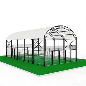 Kit de clôture de court de padel personnalisé de haute qualité, fabricant de toit de court de padel en PVC, court de padel panoramique standard - Product Image 5