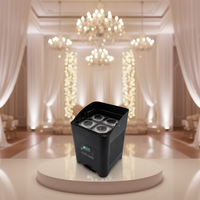 Projecteur de scène LED RGBWAUV 6-en-1 IP65 pour DJ, avec WiFi, batterie 8800Ah, contrôle DMX512, lentille 25/40 degrés, Guangzhou