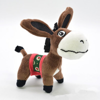 Adorable Peluche Cheval de l'Année du Cheval avec Rembourrage en Coton PP - Breloque de Sac, Porte-clés de Téléphone, Pendentif - Cadeau Idéal pour Amis et Meilleurs Amis