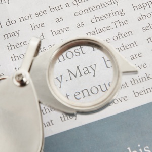 แว่นขยายพกพาแบบพับได้ 10 เท่า พร้อมพวงกุญแจ - Product Image 5