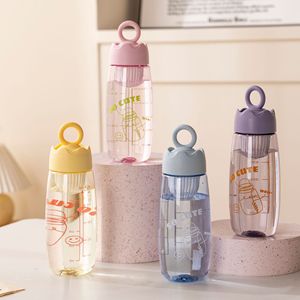 Botella Deportiva <span class=keywords><strong>de</strong></span> Gran Capacidad para Beber Directamente, para Hombres y Mujeres, Resistente a Altas Temperaturas, Portátil, con Filtro <span class=keywords><strong>de</strong></span> Plástico y Escala Graduada, Estilo Instagram - Product Image 2